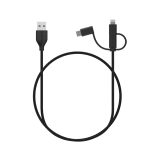کابل تبدیل USB به لایتنینگ/ USB-C/ microUSB راو پاور