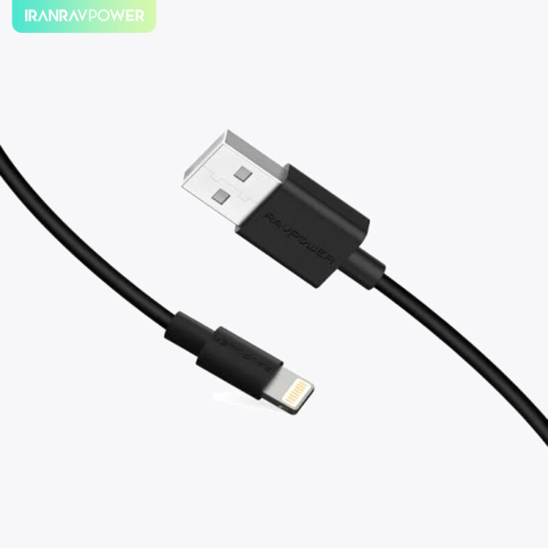 کابل تبدیل USB به لایتنینگ راو پاور