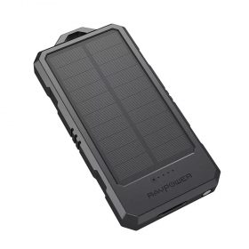 شارژر همراه خورشیدی راو پاور مدل RP-PB124 ظرفیت 15000 میلی آمپر ساعت