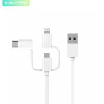 کابل تبدیل USB به لایتنینگ/ USB-C/ microUSB راو پاور