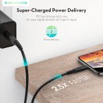 کابل تبدیل USB-C به لایتنینگ راو پاور مدل RP-CB061