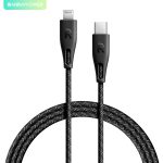 کابل تبدیل USB-C به لایتنینگ راو پاور مدل RP-CB1003