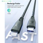 کابل تبدیل USB-C به لایتنینگ راو پاور مدل RP-CB1003
