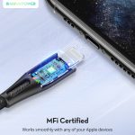 کابل تبدیل USB-C به لایتنینگ راو پاور مدل RP-CB1003