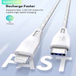 کابل تبدیل USB-C به لایتنینگ راو پاور مدل RP-CB1018 طول 2 متر - Image 10