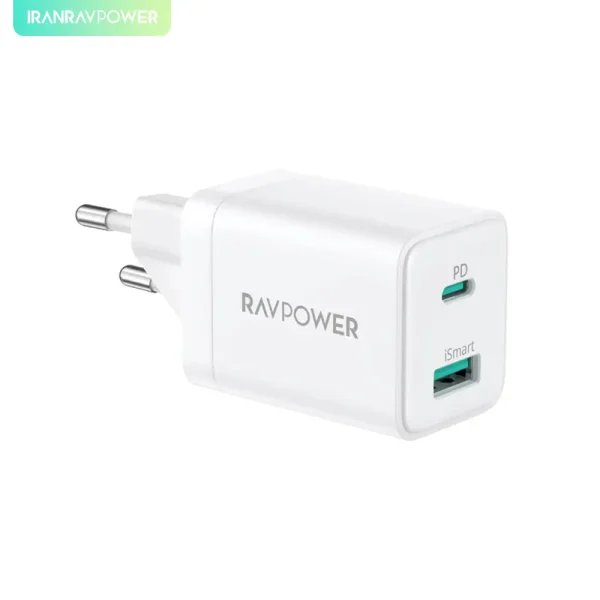 شارژر دیواری 20 وات مدل RP-PC168 راوپاور - Wall Charger