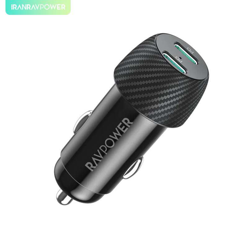 شارژر فندکی 50 وات مدل RP-VC032 راوپاور - Car charger