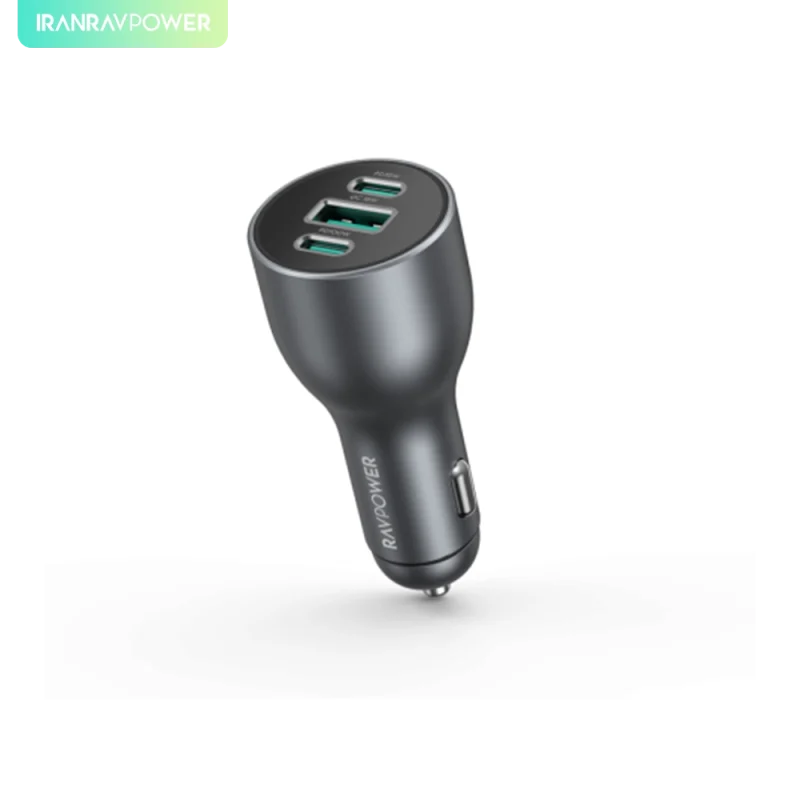 شارژر فندکی 100 وات مدل RP-VC1011 راوپاور - Car charger