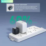 شارژر 30 واتی ولتکس 2 آکی AUKEY PA-B1L VoltApex II Mini 30W USB-C PD Charger with GaN Power Tech - Image 7