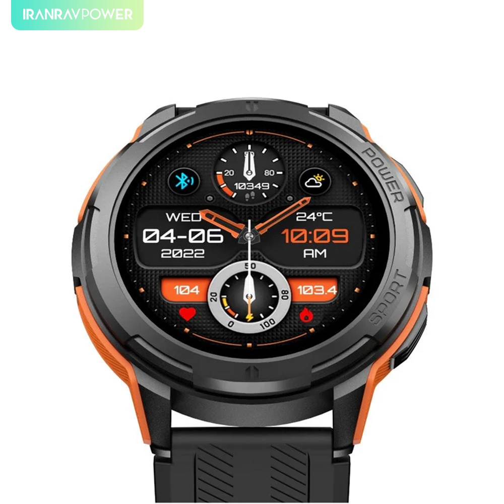 ساعت هوشمند ریورسانگ RIVERSONG MOTIVE 8C BLACK/ORANGE SMARTWATCH - مدل SW801 - Image 2