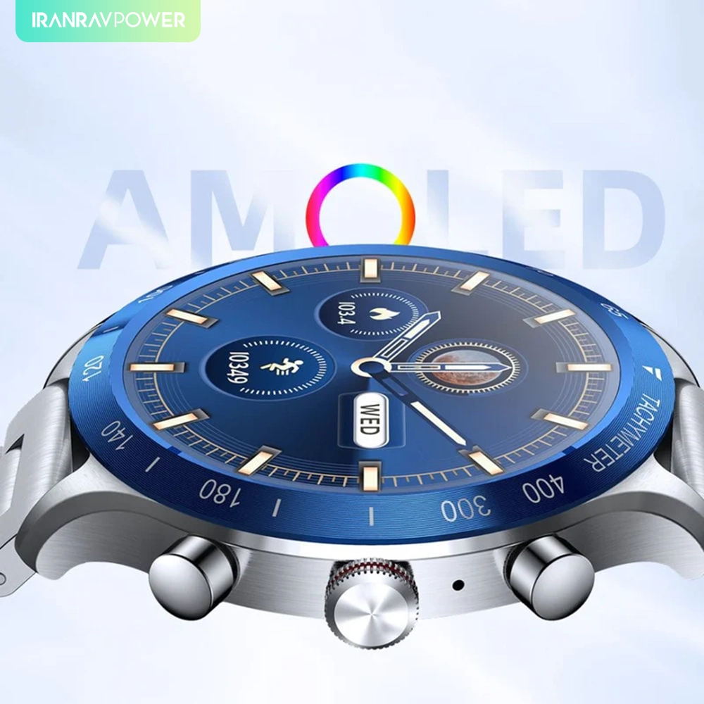 ساعت هوشمند ریورسانگ  RIVERSONG MOTIVE 9 MAX SW903 SILVER  SMARTWATCH - Image 2