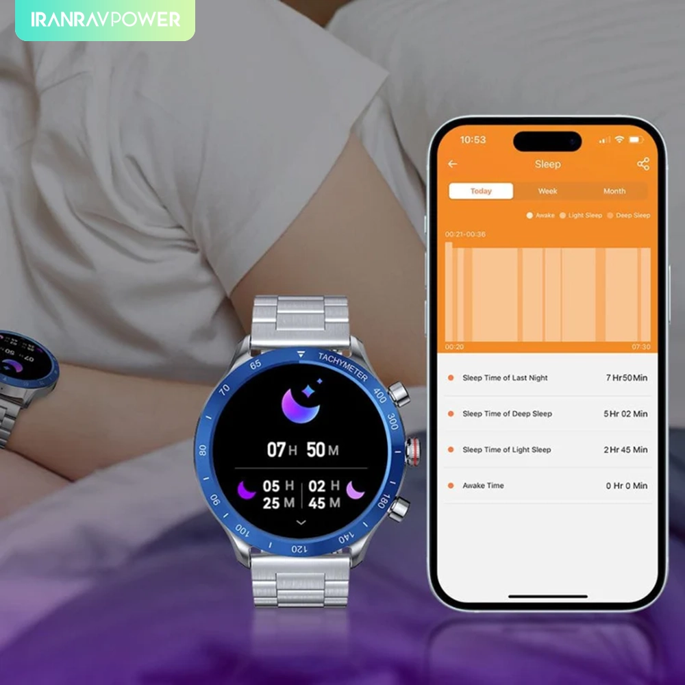 ساعت هوشمند ریورسانگ  RIVERSONG MOTIVE 9 MAX SW903 SILVER  SMARTWATCH - Image 5