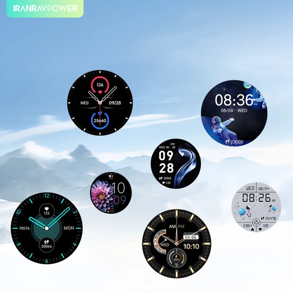 ساعت هوشمند ریورسانگ  RIVERSONG MOTIVE 9 MAX SW903 SILVER  SMARTWATCH - Image 6