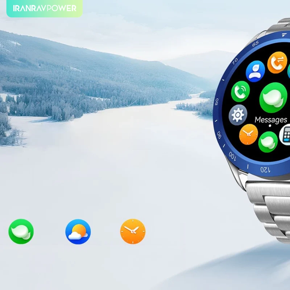 ساعت هوشمند ریورسانگ  RIVERSONG MOTIVE 9 MAX SW903 SILVER  SMARTWATCH - Image 8