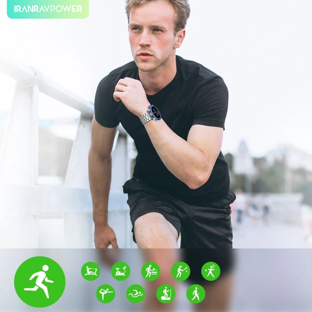 ساعت هوشمند ریورسانگ  RIVERSONG MOTIVE 9 MAX SW903 SILVER  SMARTWATCH - Image 9