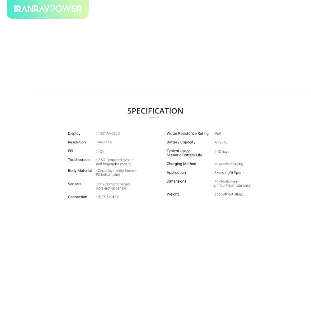 ساعت هوشمند ریورسانگ RIVERSONG MOTIVE 9 PRO - مدل SW901 - Image 18