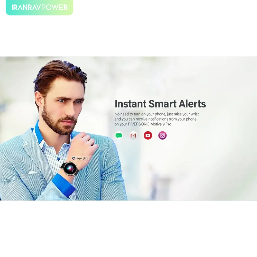 ساعت هوشمند ریورسانگ RIVERSONG MOTIVE 9 PRO - مدل SW901 - Image 17